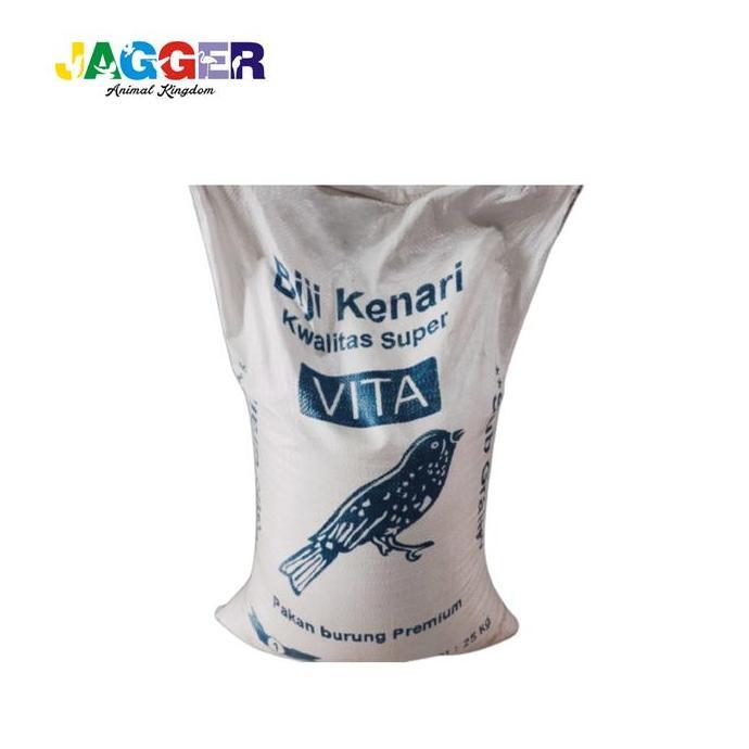 TERMURAH - Kenari Seed 25 kg Canary Seed Pakan Makanan Burung Kenari Lovebird dll