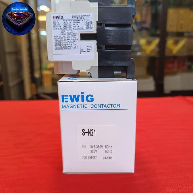 CONTACTOR KONTAKTOR EWIG SN21 S-N21