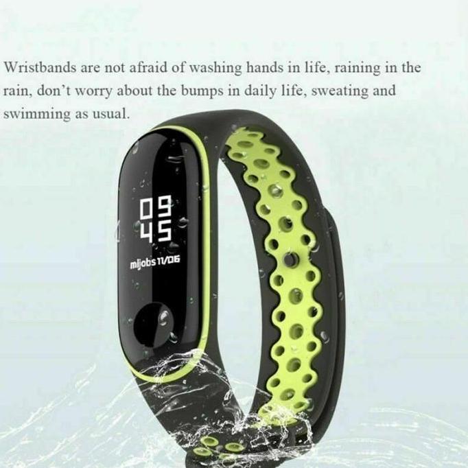 Bestone- MIJOBS SPORTS DUAL TONE Strap XIAOMI MI BAND 5 Silicone Tali Silikon