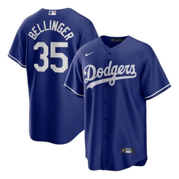 JERSEY MLB BASEBALL ORIGINAL LOS ANGELES DODGERS BLUE JERSEY
