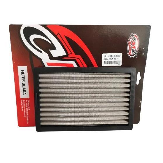 Promo Filter Saringan Udara Asli Stainless Kendaraan Sepeda Motor Ninja 250 Karbu Carbu 250 karbu Ni
