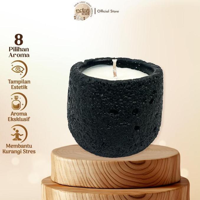 Eclat Candles Floral Herbal Woody Lilin Aromaterapi Cup Semen Unik Aesthetic Aromatherapy Candle siz