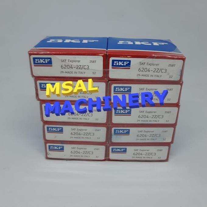 Promo BEARING 6204 ZZ / 6204ZZ / 6204 2Z SKF C3 Diskon