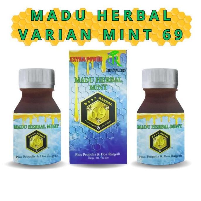 Madu Mint Herbal 69 Plus Propolis Untuk Kesehatan PRAM