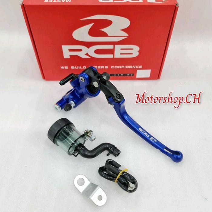 ( Ready Biru ) Master Rem Rcb S1 Kanan Kiri Kopling/Rem 14M Cnc Forged Radial Vario Beat Scoopy Geni