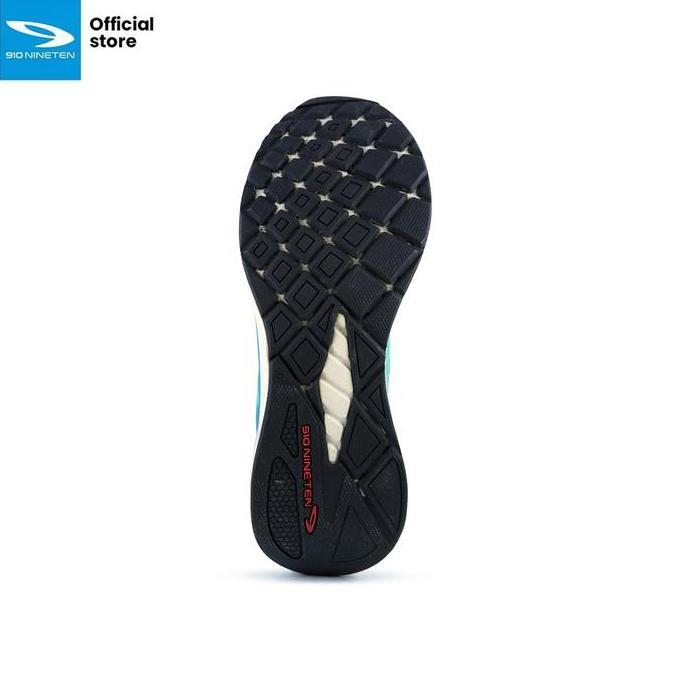 910 Nineteen Shoes Ultra Ekiden Hijau-Aurora/Merah/Hijau-Tosca Running Sepatu Outdoor Outdoor