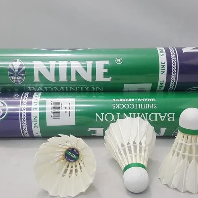PROMO TERBARU Shuttlecock NINE HIJAU Green MURAH (STANDART YONEX PBSI)