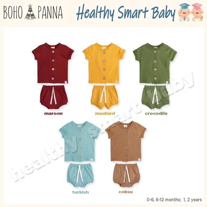 BOHOPANNA Bae Set | Bohopanna Setelan Baju Bayi