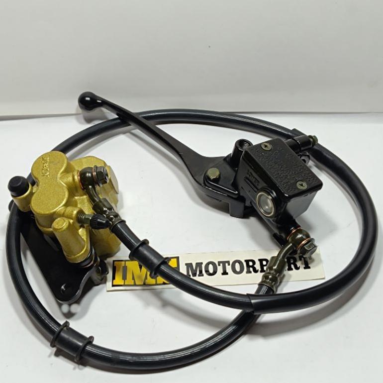 MASTER REM + KALIPER DEPAN + SELANG REM DEPAN SUPRA X LAMA SUPRA FIT LAMA