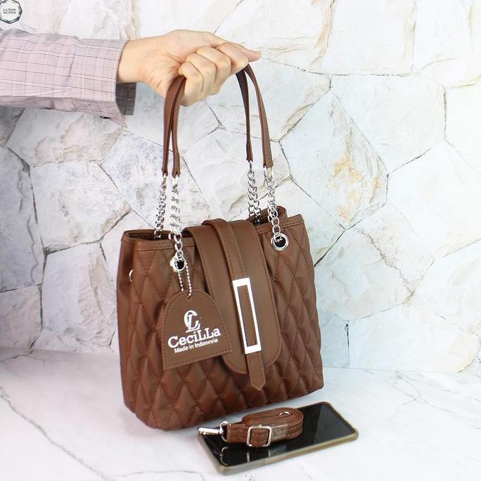 Waves77 - LUNA AURA Tas Jinjing & Selempang Wanita Calmera 3622 Tas Kerja Kekinian