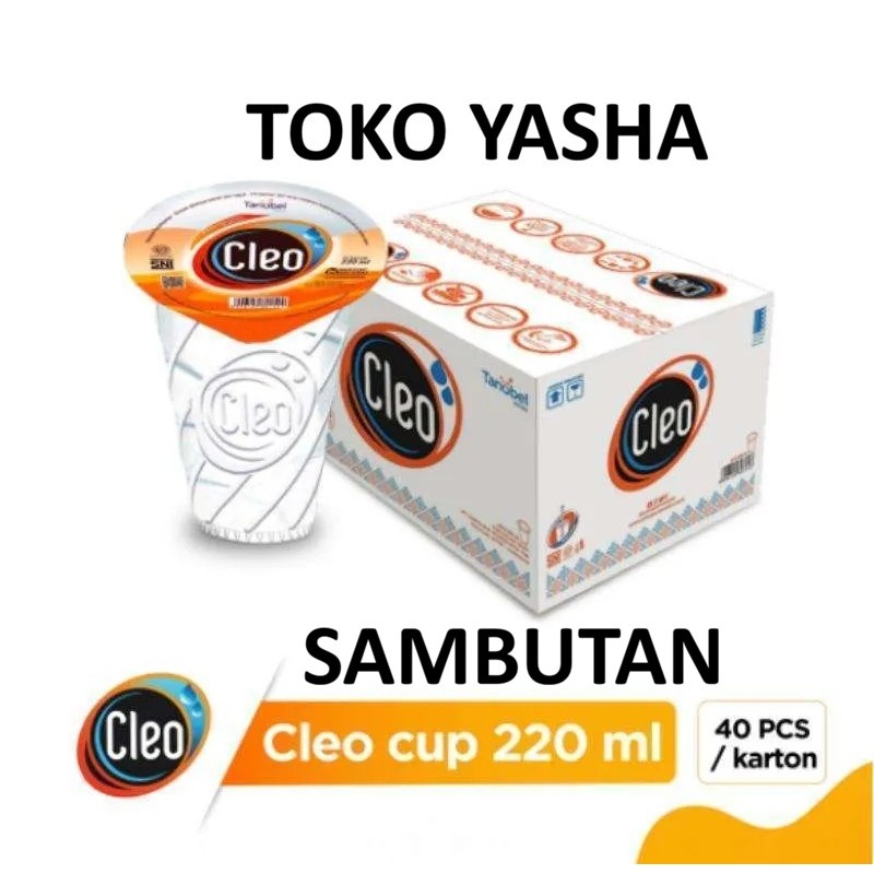 CLEO Air Mineral Cup Dus 40 x 220 ML