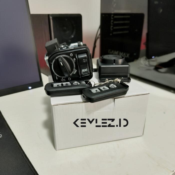 (Diskon) Keyless Smartkey Kunci Remote Alarm Motor Honda Vario 125 150 Led New Bestseller