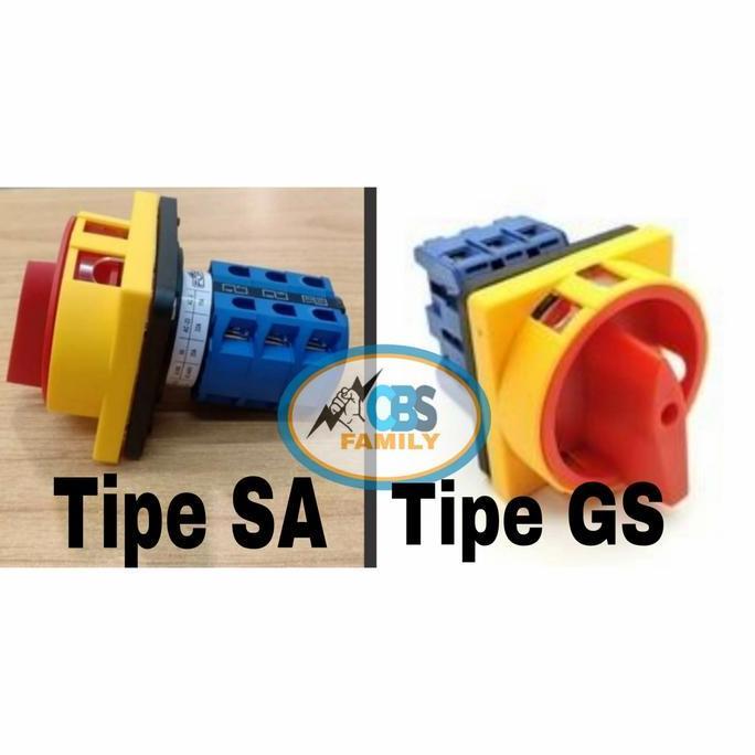 Fort Cam Switch 3Pole 32Ampere Sa323332A / On-Off-On Cam Starter 3X32A Restock