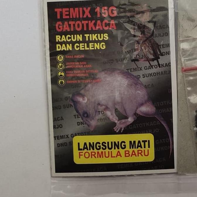 BERKUALITAS TEMIX gatot kaca obat pembasmi babi hutan celeng dan tikus sawah