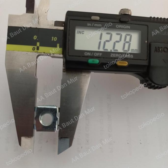 Qty 1000 Pcs / Cage Nut M6 Only / Mur Sangkar M6 / Cage Nut Rackmount M6 Galvanis