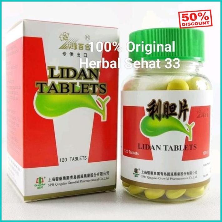 Lidan Tablet / Li Dan Tablet Obat Batu Empedu Original Trending