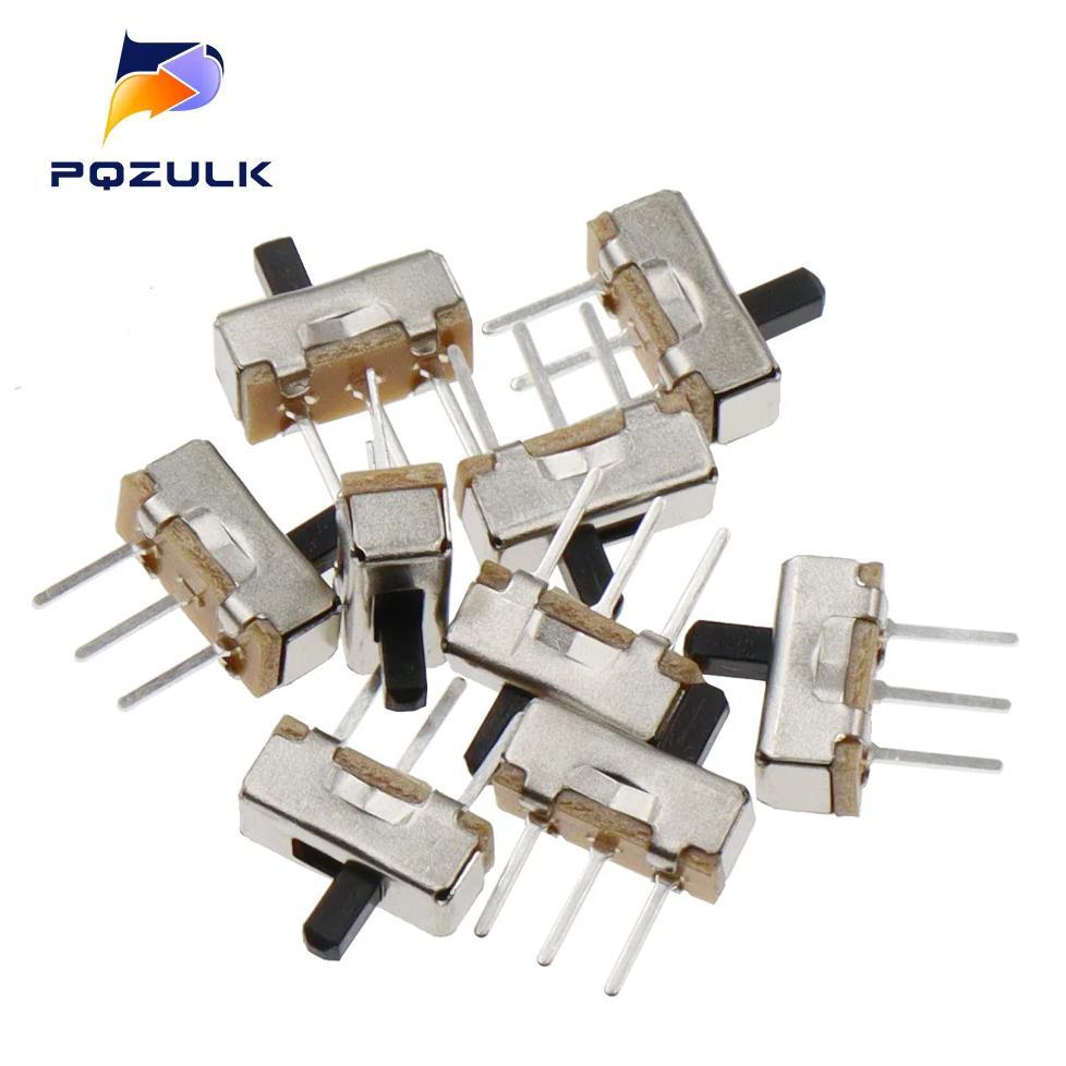 20PCS Toggle Switch SS12D00 DIP Slide Switch 3Pins SS12D00G3 The Power Switch Hand Shank 3MM