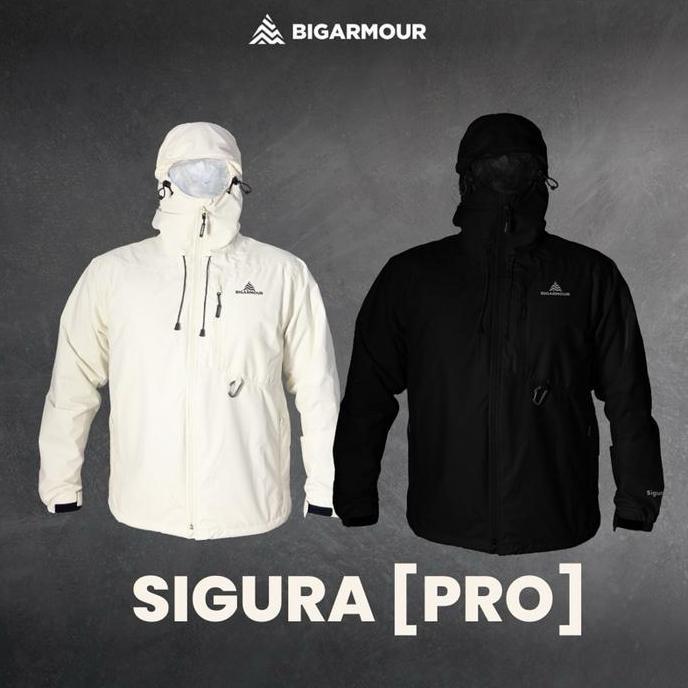 Jaket Outdoor Bigarmour Sigura [Pro] Anti Air Waterproof Windproof Tahan Angin dan Air