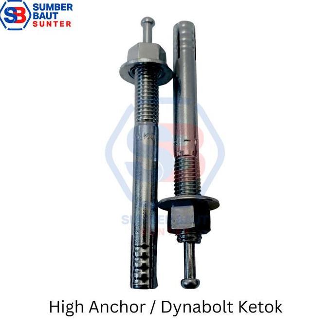 M16X150 High Anchor / Dynabolt / Angkur Ketok Merk Sanko Galvanis