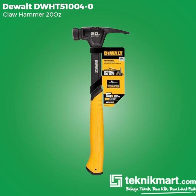 Dewalt Claw Hammer Palu Kambing 20 Oz Dwht510040