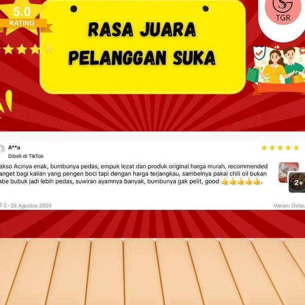 12 Baso Aci Ori Pedas Nampol  Instan  Makanan Food Mie Seblak Pedas Baso Aci Kuah Baso Aci Kuah Jaja
