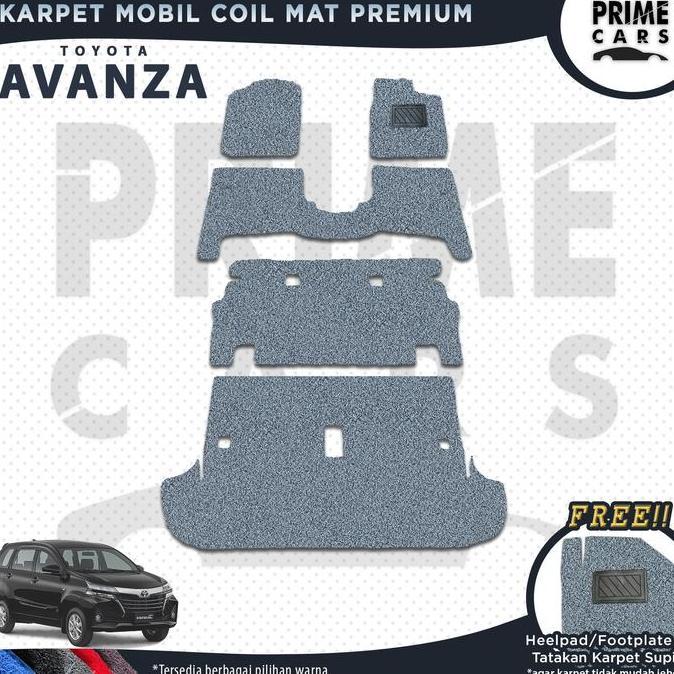 NEW Karpet Mobil Coil mat AVANZA 2003 - 2021 old/ Grand New/ All new/ Veloz - Mie Bihun 1 Warna Full