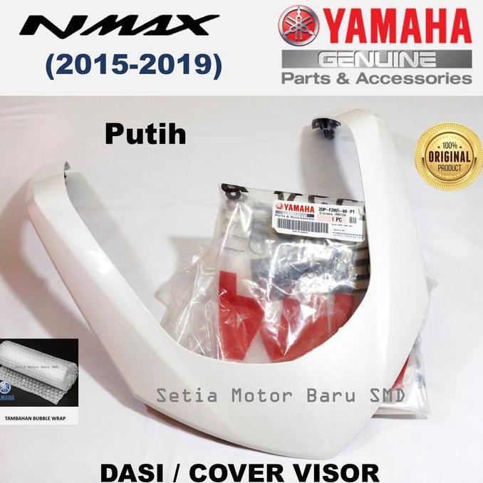 BEBAS ONGKIR - Cover Front Visor Dasi Alis Nmax N Max Old Putih Asli Yamaha