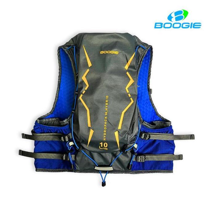 Boogie Hydropack 04 Hybrid | Tas Hidrasi Ringan untuk Trail Running, Sepeda, & Hiking 2L - Biru Abu