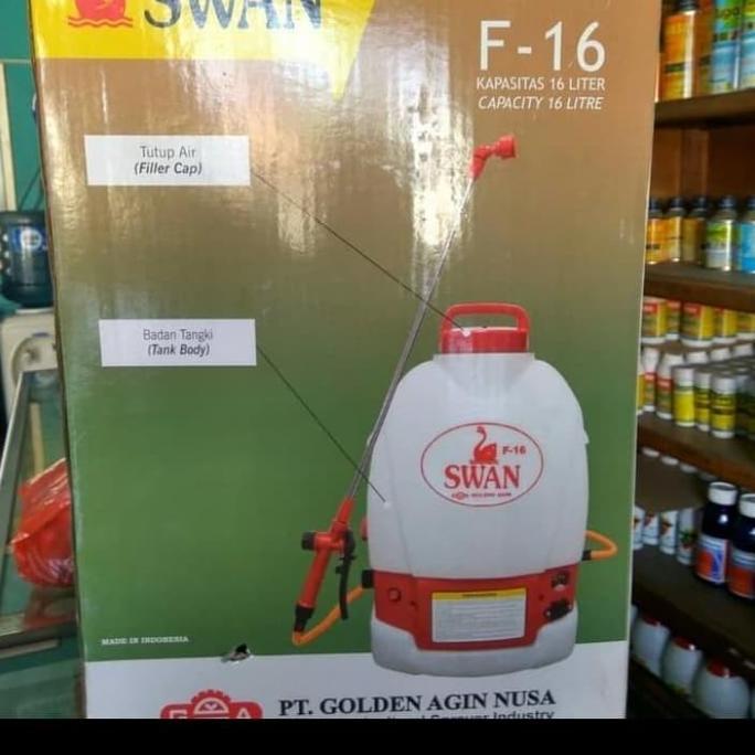 Sprayer Elektrik Swan F-16L Kapasitas Tangki 16 Liter Semprotan Hama Perkebunan / Pertanian