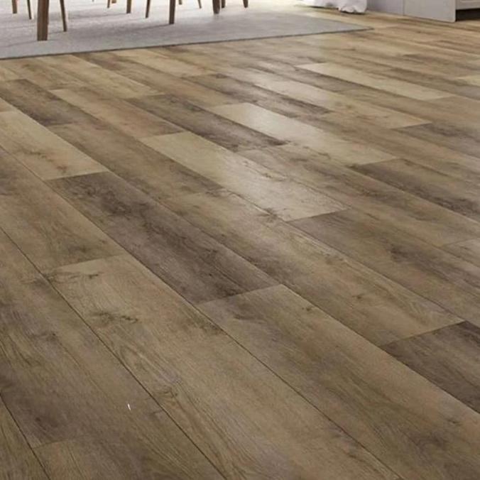 Rumadeco Floor Vinyl Lantai Stiker Motif Kayu Premium 3mm | LVT Lantai Ubin Kayu Parquet | Pelapis V