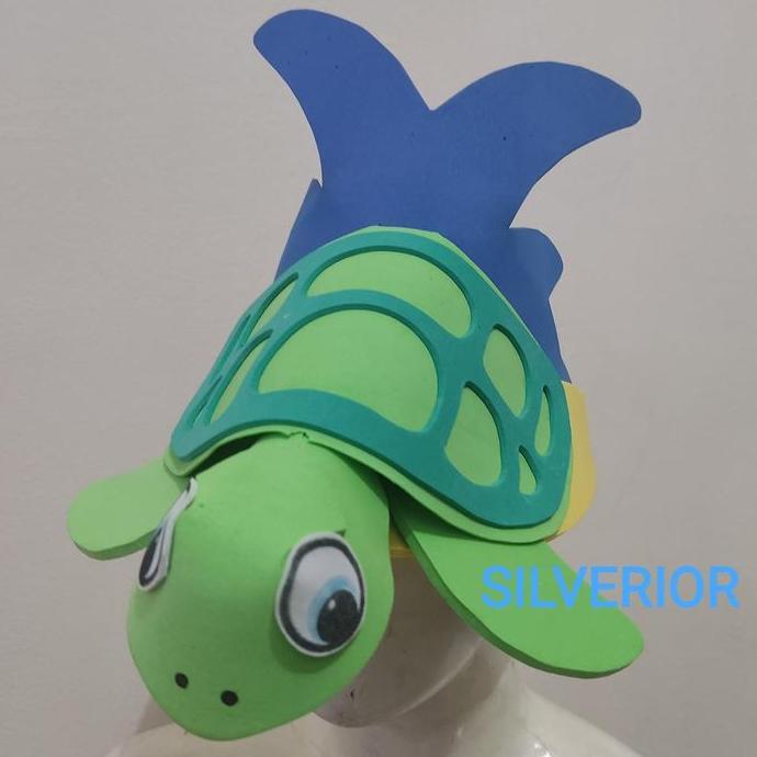 DISKON Topi karakter hewan binatang kura kura READY STOCK