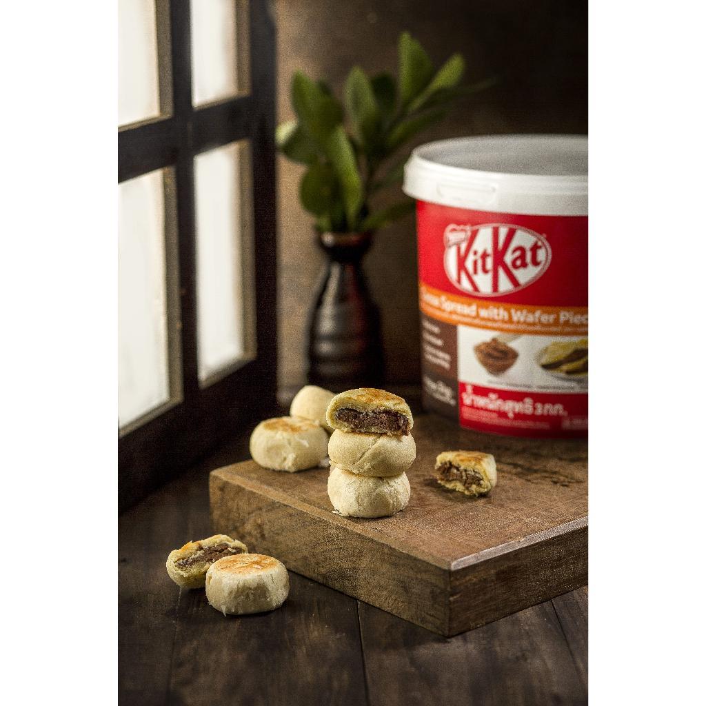 Bakpia Juwara Satoe [ 3 Box ] Paket Bakpia Basah  Kitkat (Kitkat, Keju, Durian) - Oleh Oleh Khas Jog