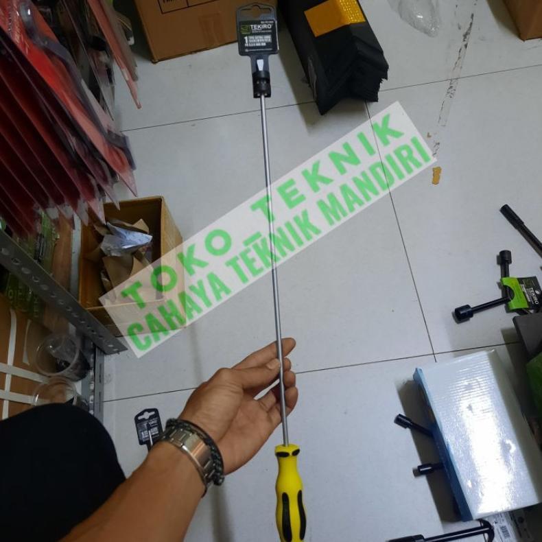 tekiro SD-TE1502 obeng - min panjang 40 cm ( 5.5 x 400 mm ) bisa untuk stel karburator dll
