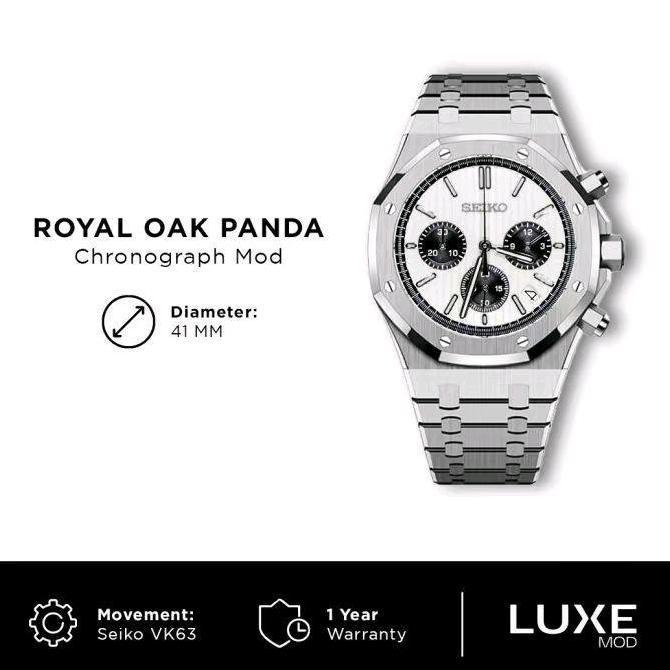 Seiko Oak Panda Chronograph VK63 Watch