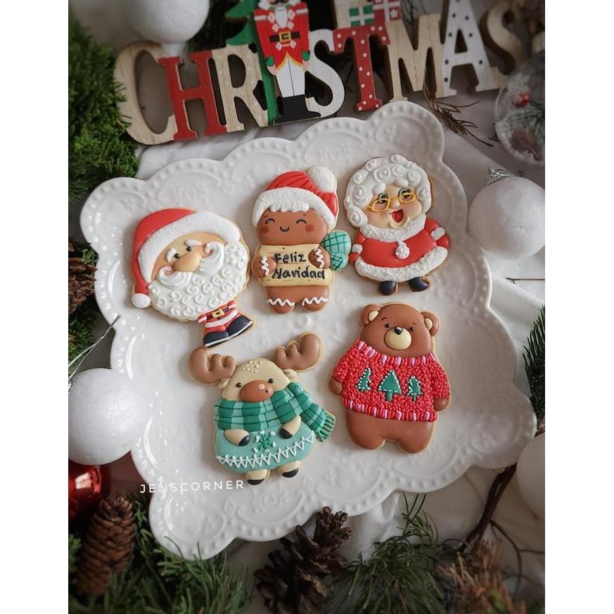 Cookies Cutter Natal / Cetakan Kukis Natal 2024