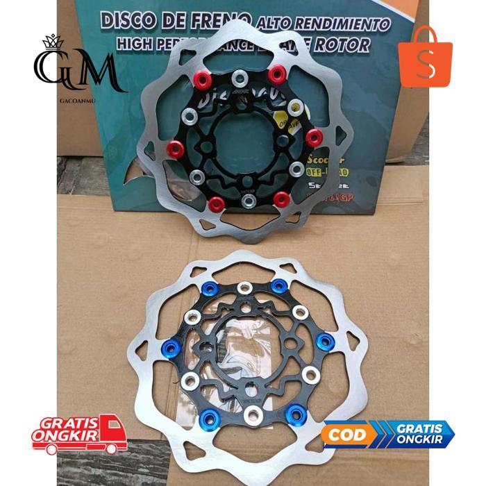 GACOANMU PIRINGAN CAKRAM DEPAN GALFER 220MM DISC GALFER  BEAT VARIO MIO JUPITER SCOOPY DLL TERLARIS