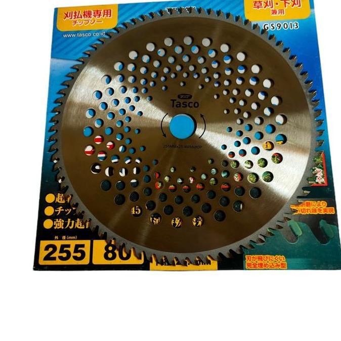 Pisau Potong Dahan Kayu 80 Mata ' Pisau Potong Rumput Bulat Tasco