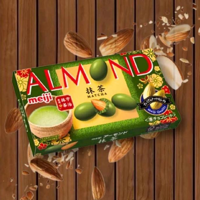 MEIJI ALMOND CHOCOLATE MATCHA 67 GRAM