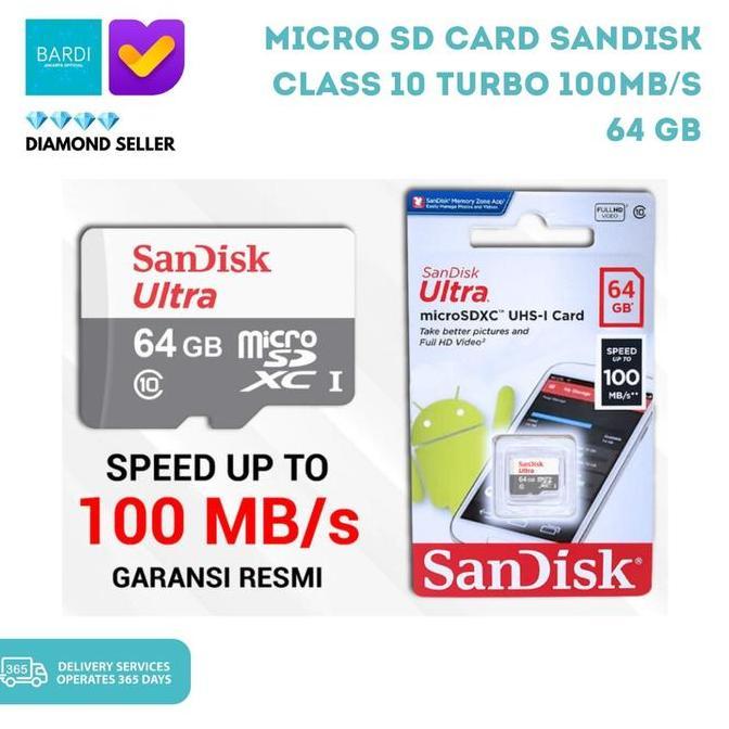 Sandisk Memory Card MicroSD 64 GB MIcro SD Ultra Class 10 64 GB
