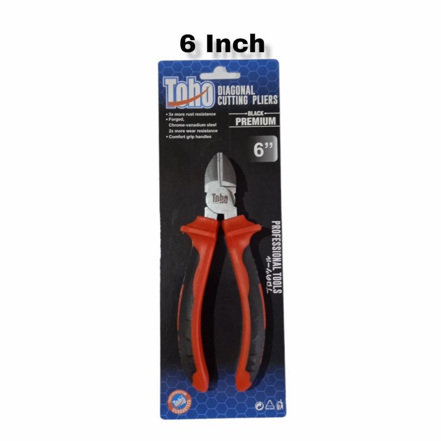 Tang Potong TOHO 6 Inch |Cutting Pliers 6" TOHO | Pemotong Kawat Kabel | Kapten Material