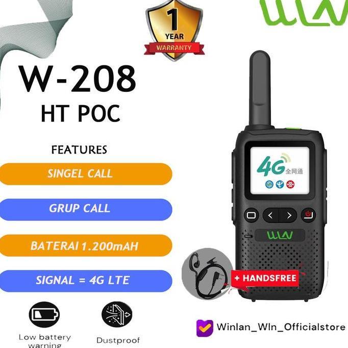 Bidahngabidah - Ht Winlan Wln W-28 / Ht Poc Sim Card / Ht Gsm 4G Handsfree