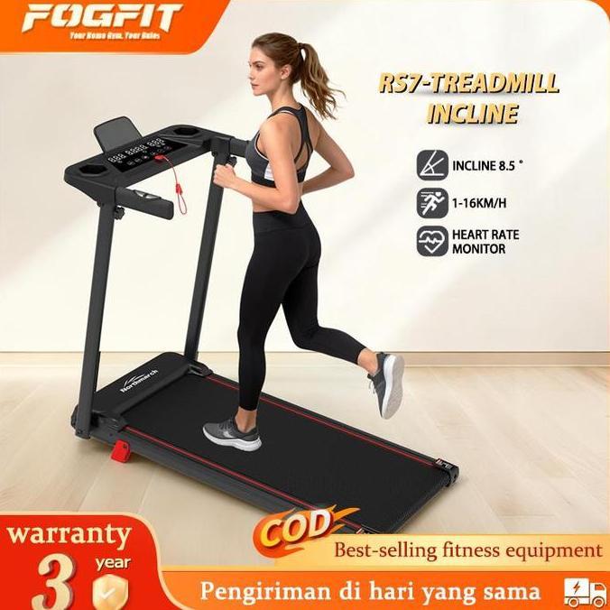 ROHMAMA24 - 12.12GARANSI 5 TAHUNFOGFITT TREADMILL PORTABLE ELEKTRIK | WALKING PAD UNTUK JALAN SANTAI