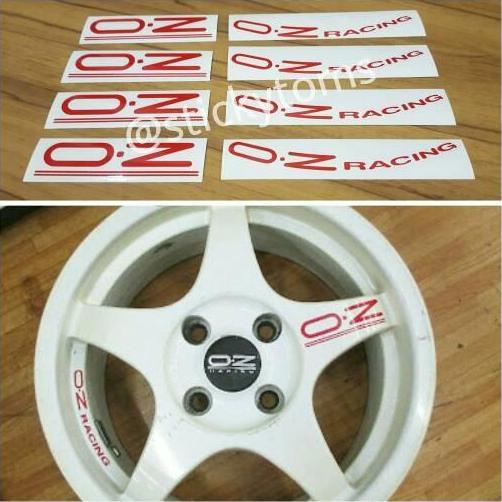 paket stiker velg mobil OZ Racing Chrono TERBARU