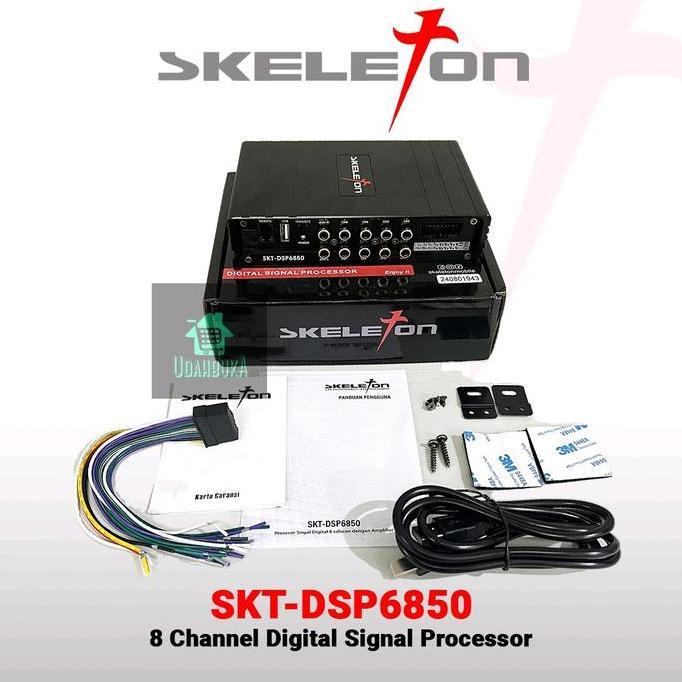 Promo DSP - Digital Signal Processor 8 Channel - Built In Amplifier - Skeleton - SKT DSP6850 Diskon