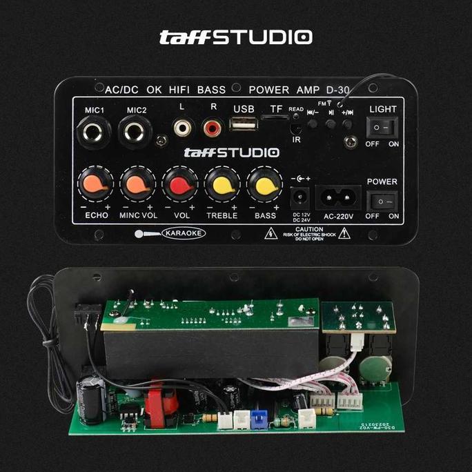 Promo Ampli Amplifier Papan Audio? Bluetooth Subwoofer Universal DC 12-24V 1224 Mixer 2 Cenel Mini U