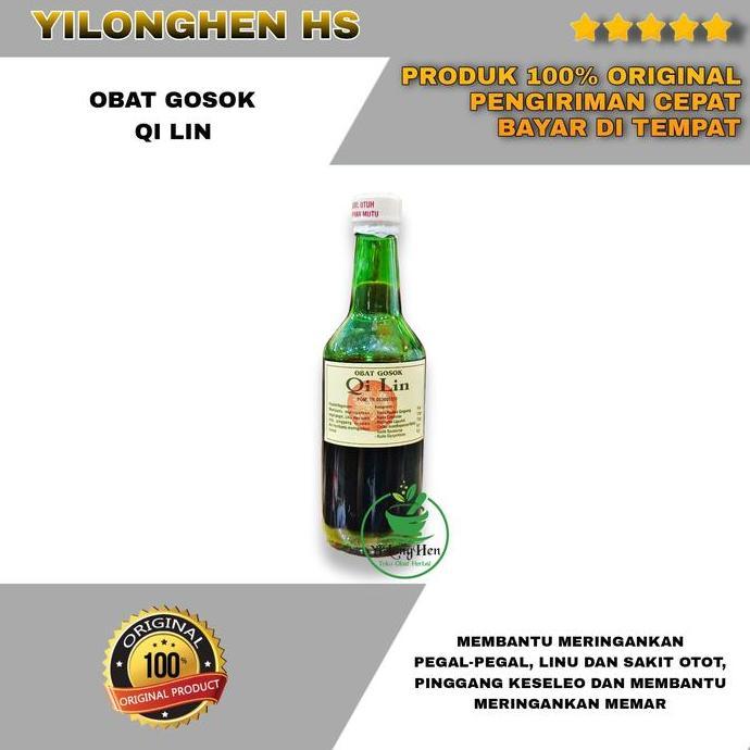 Ready  Obat Gosok Qilin Obat Luka Dalam Keseleo Memar Bengkak Obat Gosok Qi Lin
