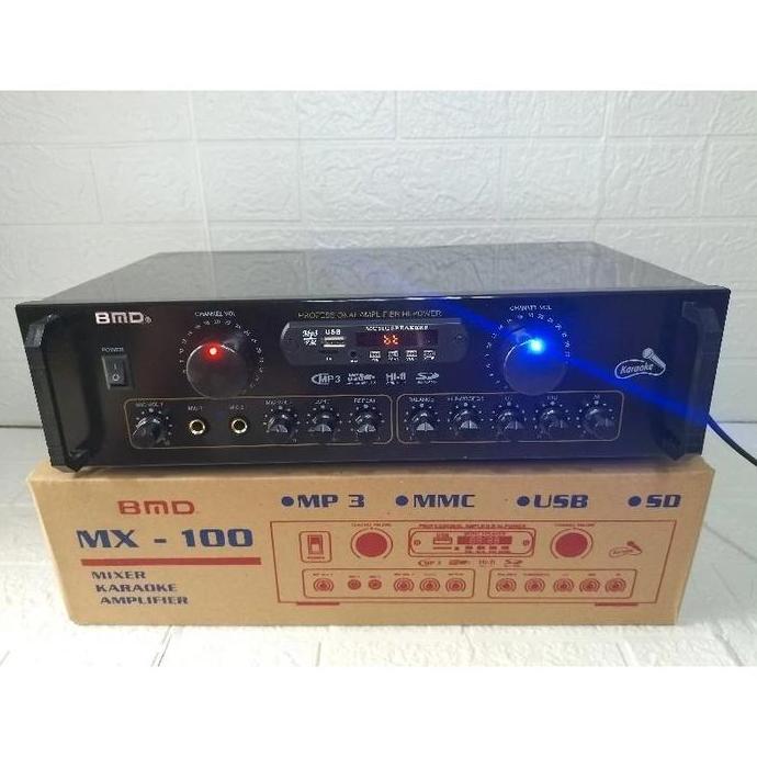 Promo Power Amplifier 1000 Watt Suport Subwoofer Aktif Karaoke Bluetooth Diskon