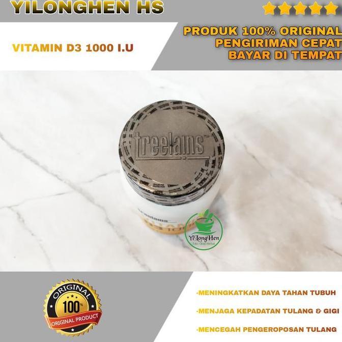 Ready  Treelains Vitamin D3 1000 IU Isi 60 Tablet Cholecalciferol
