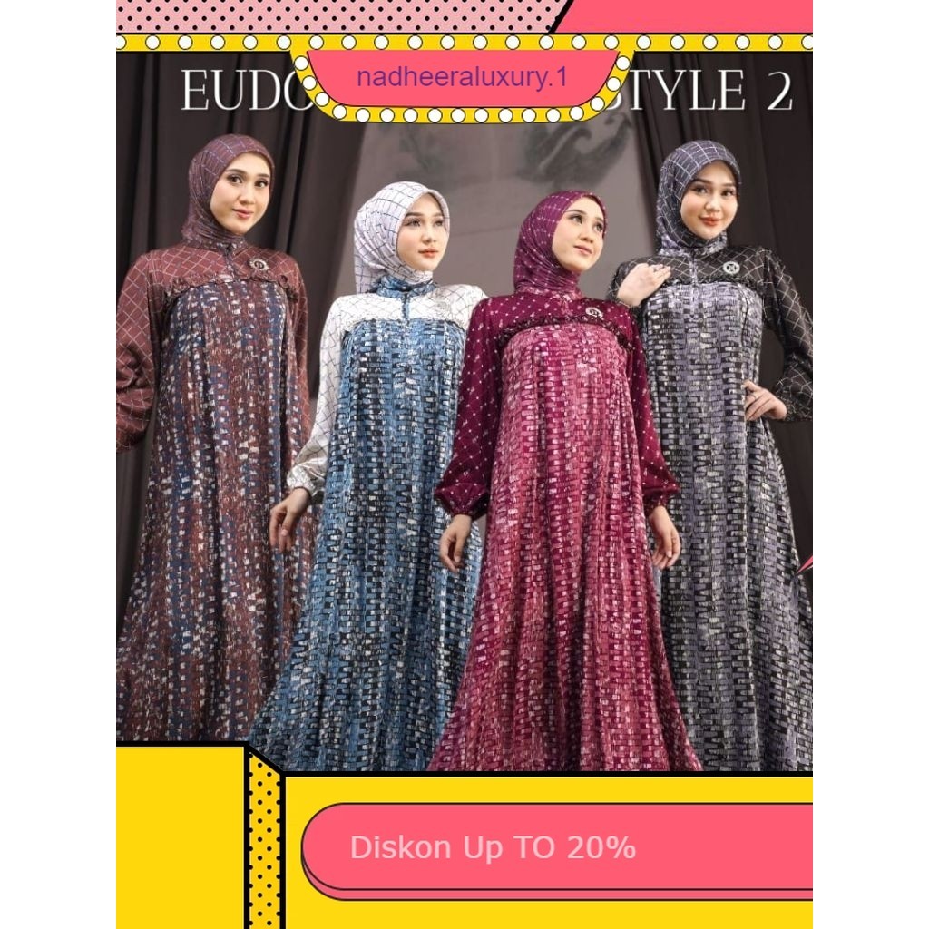 Ready Eudora Series Dress & Midi Style 2 By Nadheera Luxury Nadheera luxury demak Arabelle original 