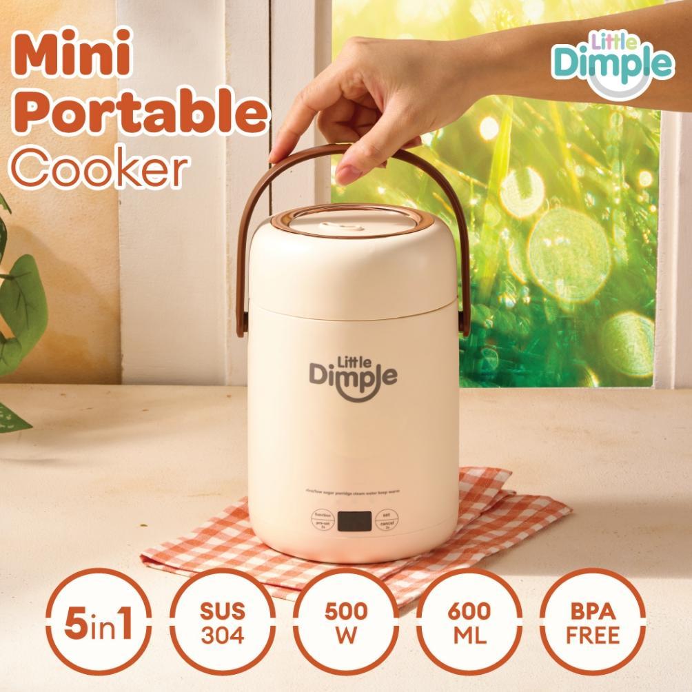 Little Dimple Mini Portable Cooker - Alat Masak Mpasi - Rice Cooker
